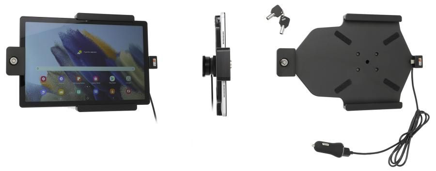 Brodit Aktive Halter Samsung Tab A8  USB zig.st. Schloss