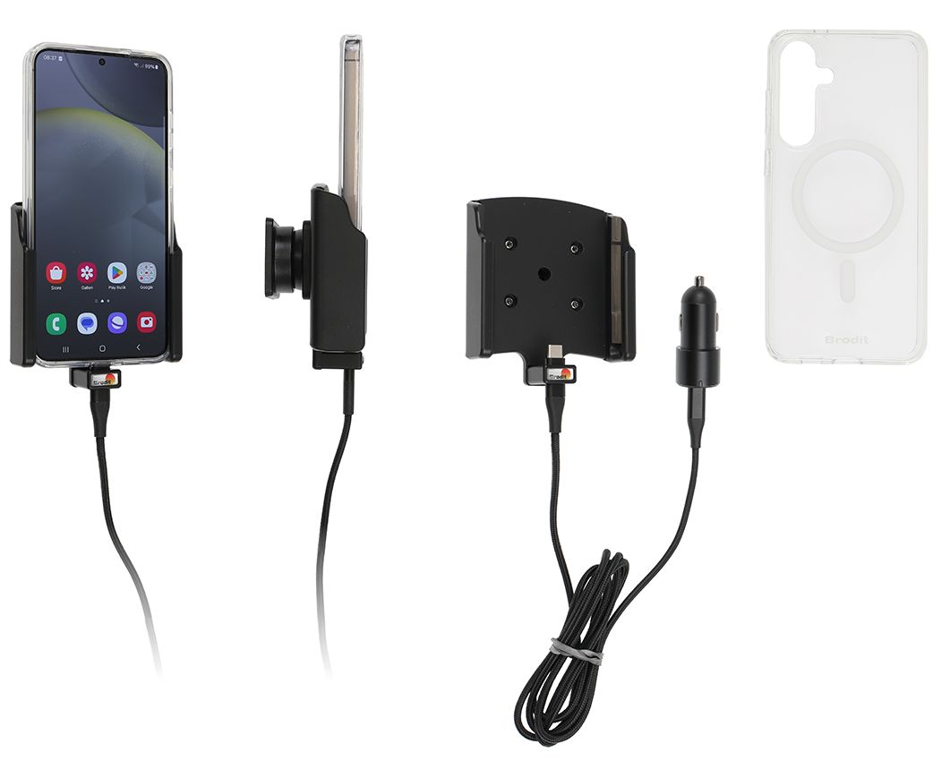 Brodit Aktive Halter Samsung S24 Plus USB cig.- with case