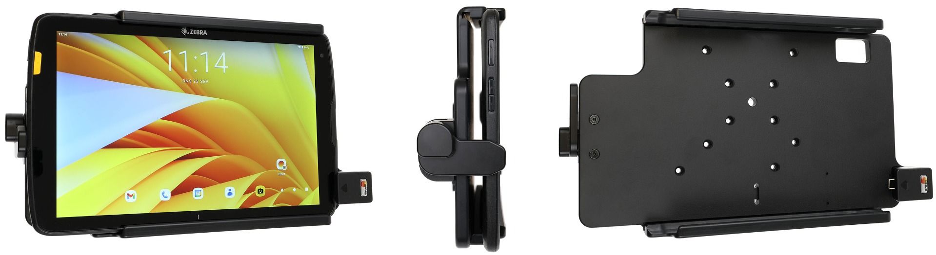 Brodit Halterung Zebra ET40/45 10" spring lock/ usbC 3.1/VES