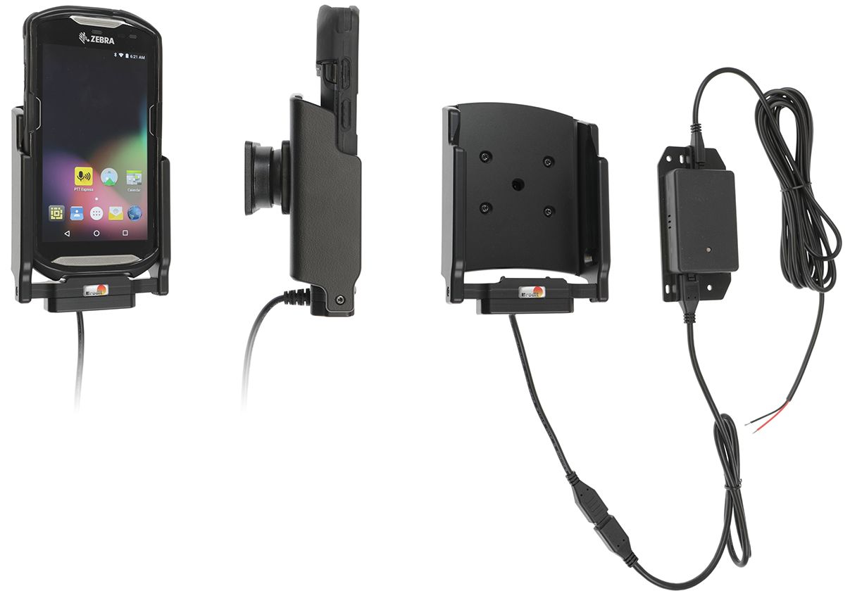 Brodit Festeinbau Halterung Zebra TC52/TC57 Mobilis case
