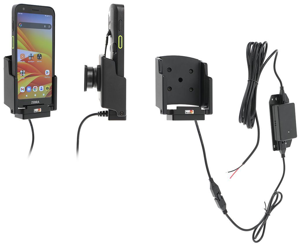 Brodit Festeinbau Halterung Zebra TC501 pogo- ohne boot