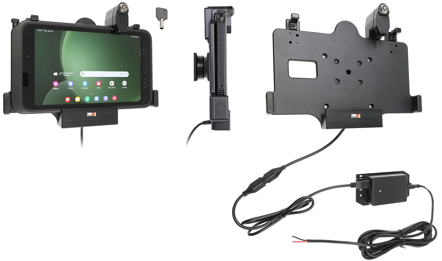 Brodit Festeinb. Halter Samsung Tab Active 3/5 Schloss