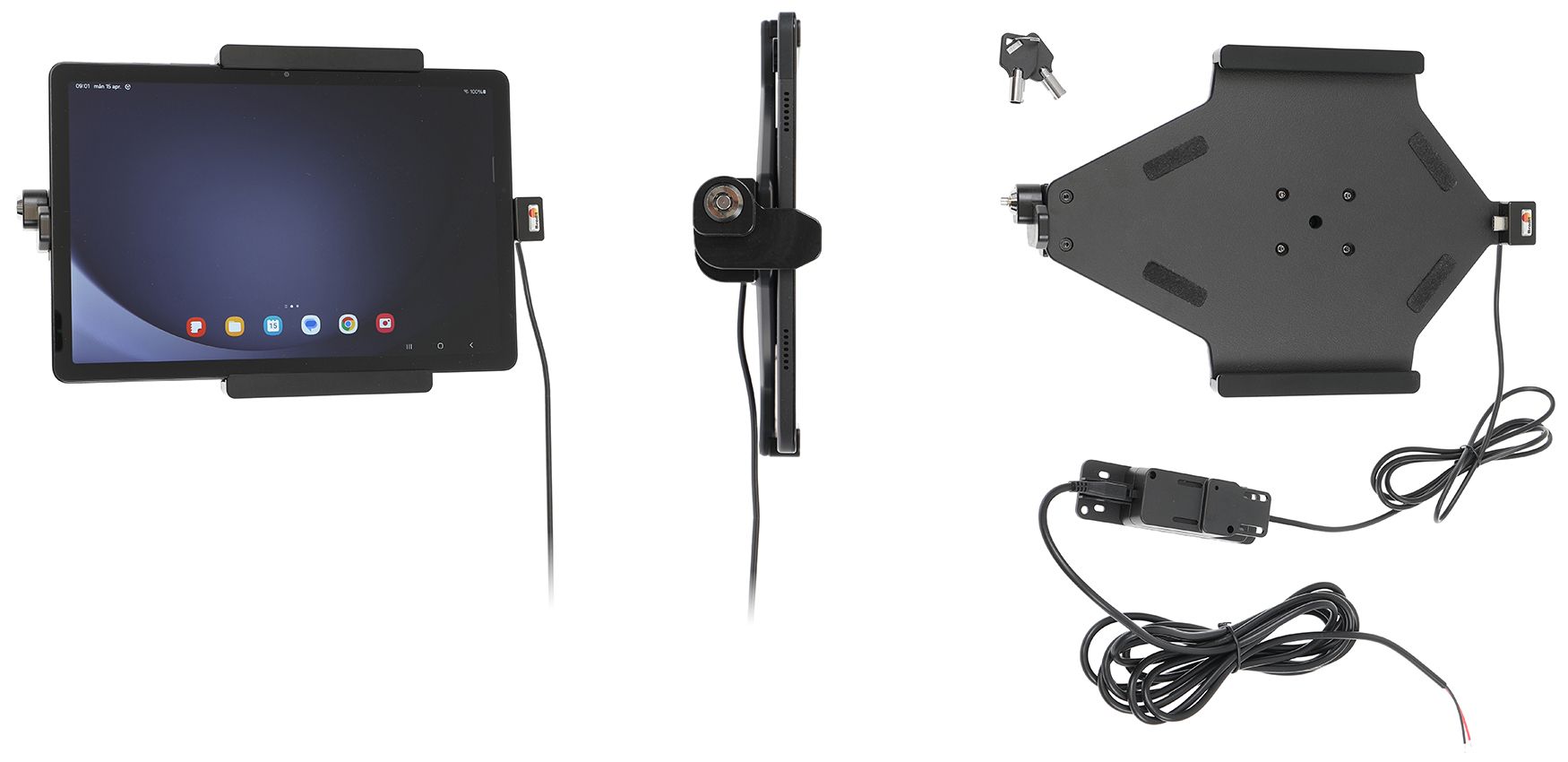 Brodit Festeinb. Halter Samsung Tab A9+/A11+ 11" Schloss